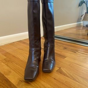 leather vintage boots size  8.5